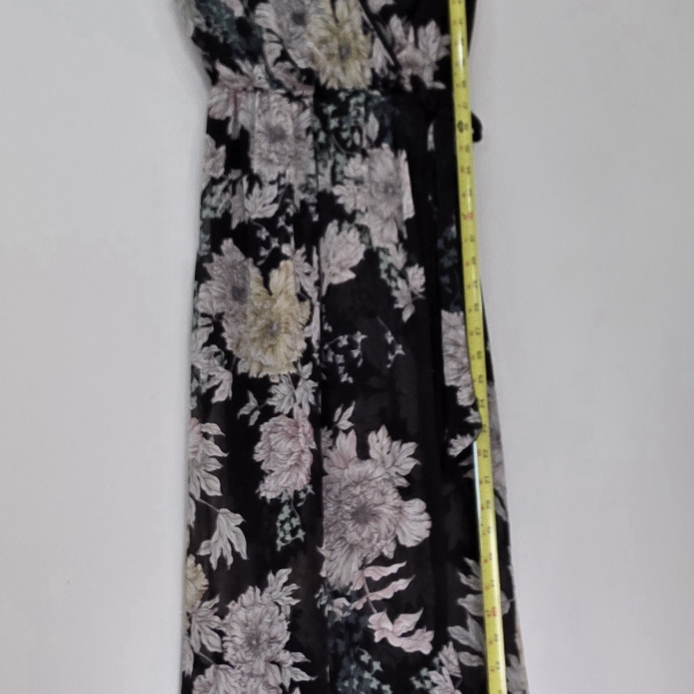 Band of Gypsies Black Floral Maxi Dress - Picture 9 of 9